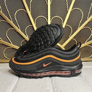 Nike Air Max 97 Safari Black Orange GS Running DX3088-001 Size Women's 5.5 4Y